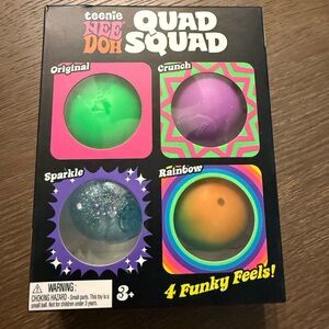 Brand new NeeDoh Quad Squad Squishy Set